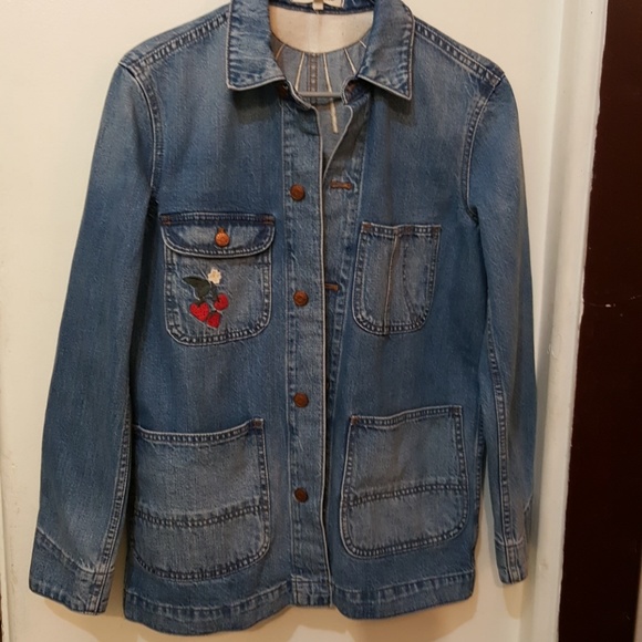 madewell strawberry jacket